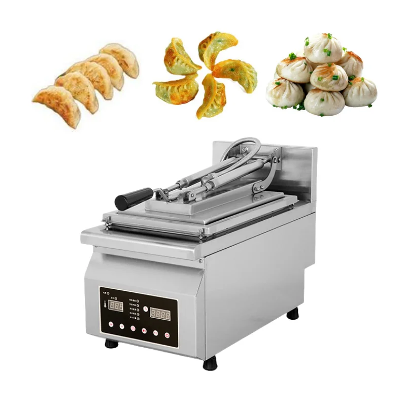 지능형 싱글 더블 냄비 프라이드 교자 기계, 가스, 전기 프라이팬, 만두 냄비 스티커, 팬케이크 쿠커, 프라이드 빵 팬