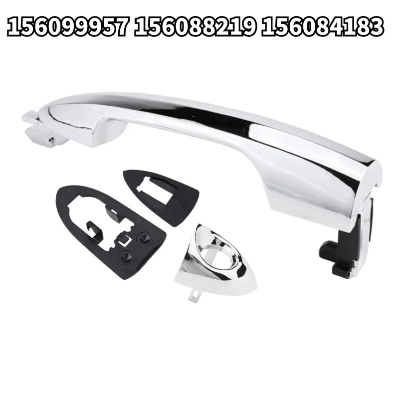 Car Front Outer Door Handle W/ Hole For AlfaRomeo For Giulietta For Mito 156099957,156088219,156084183 For Lancia For Ypsilon