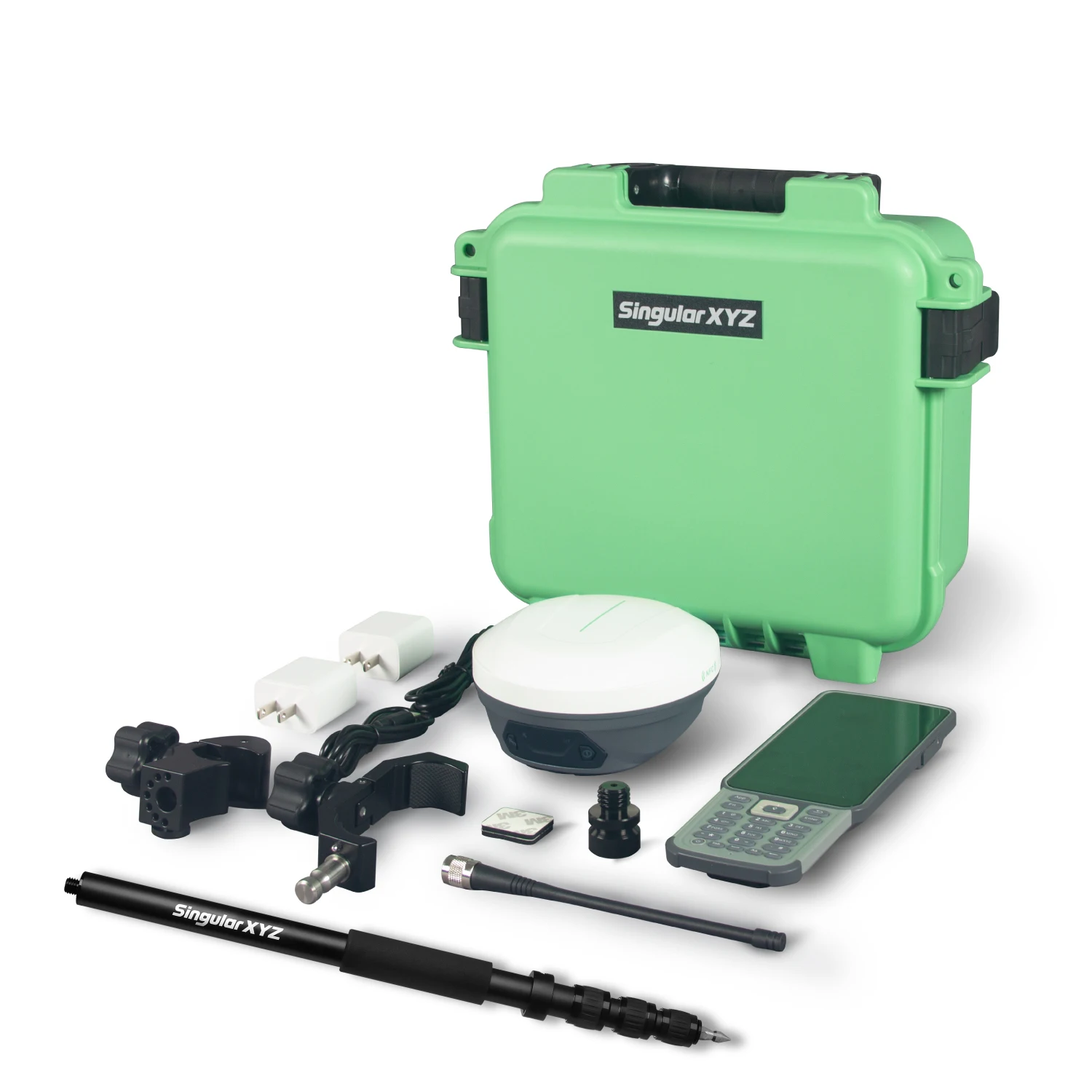 High Accuracy 2cm Receiver E1 X1 Land Survey Equipment  Gnss Base And Rover