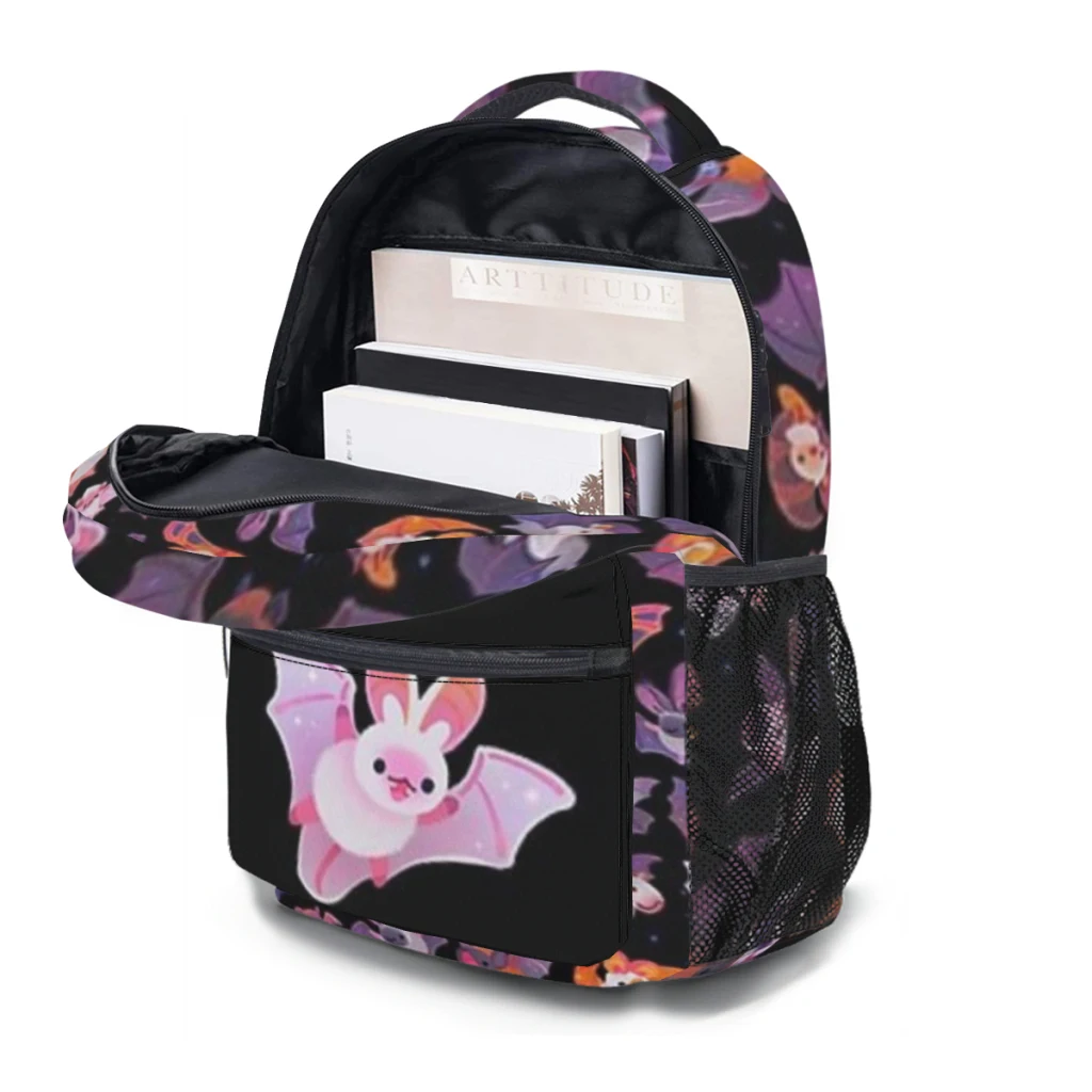 Bat-dark-mochila universitaria impermeable de alta capacidad para niños y niñas, bolso escolar para ordenador portátil de 17 pulgadas, a la moda, novedad ﻿ ﻿