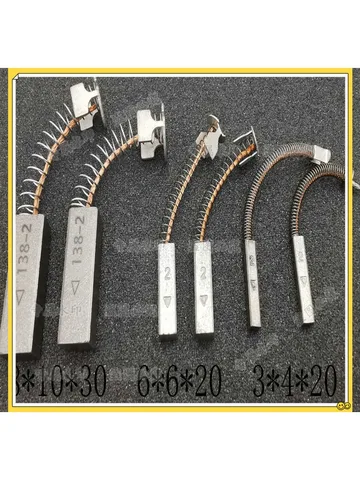 Серебряные угольные щетки для CT машины  3*4*20 6*6*20 8*10*30 мм