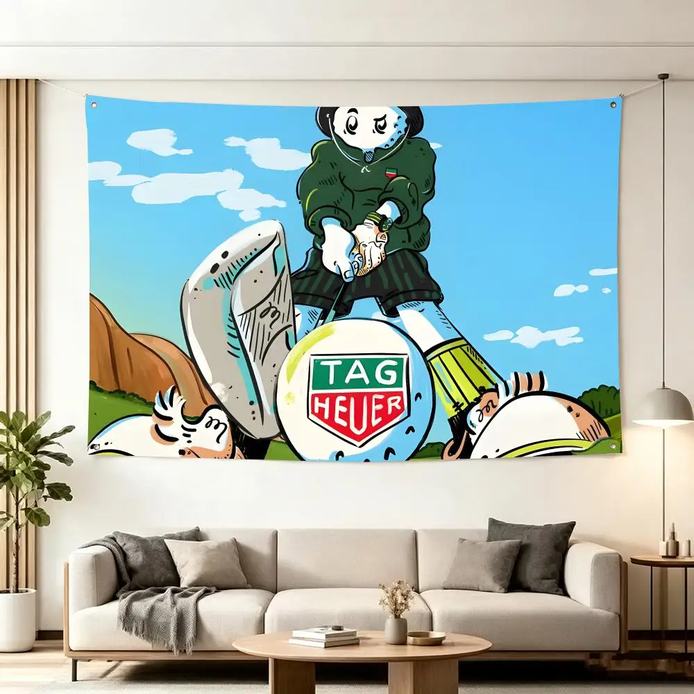Modische Golf-Malbon COOL-Flaggen für Wohnzimmer, Zuhause, Studentenwohnheim, Wanddekoration, Outdoor-Camping, Party-Banner, Geschenke – Detail 4