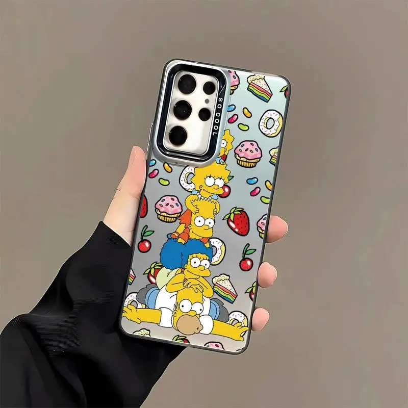 Etui na telefon Samsung Galaxy A15 A25 A52 A72 A51 A71 4G A73 A55 A54 A53 A52s 5G Silicone Soft Shell Simpsons Family Disney