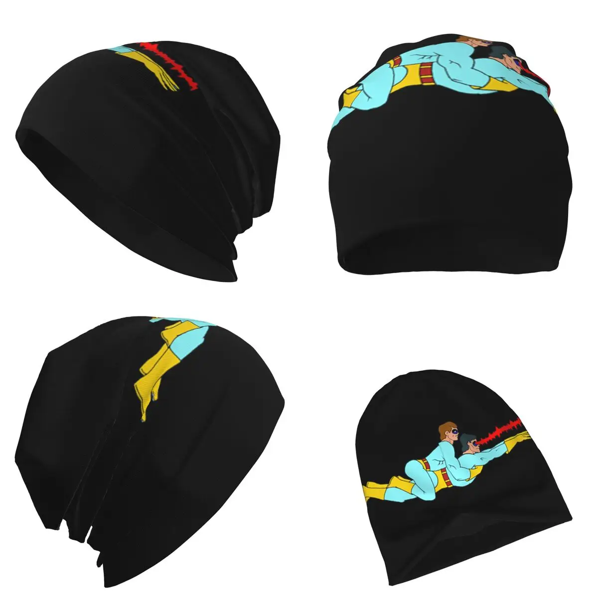 غامض مثلي الجنس الثنائي الدافئة محبوك قبعة الأزياء بونيه قبعة الخريف الشتاء في الهواء الطلق بيني القبعات للجنسين الكبار