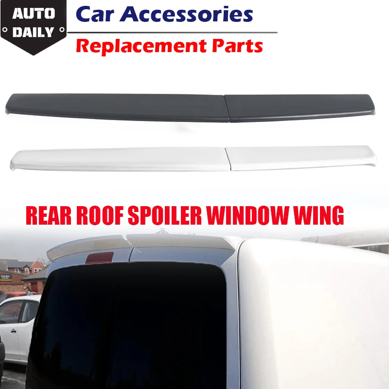 For Volkswagen VW Caddy 2005-2018 Sportline Style High Quality  Primed/White Double Door Rear Trunk Spoiler Car Rear Wing