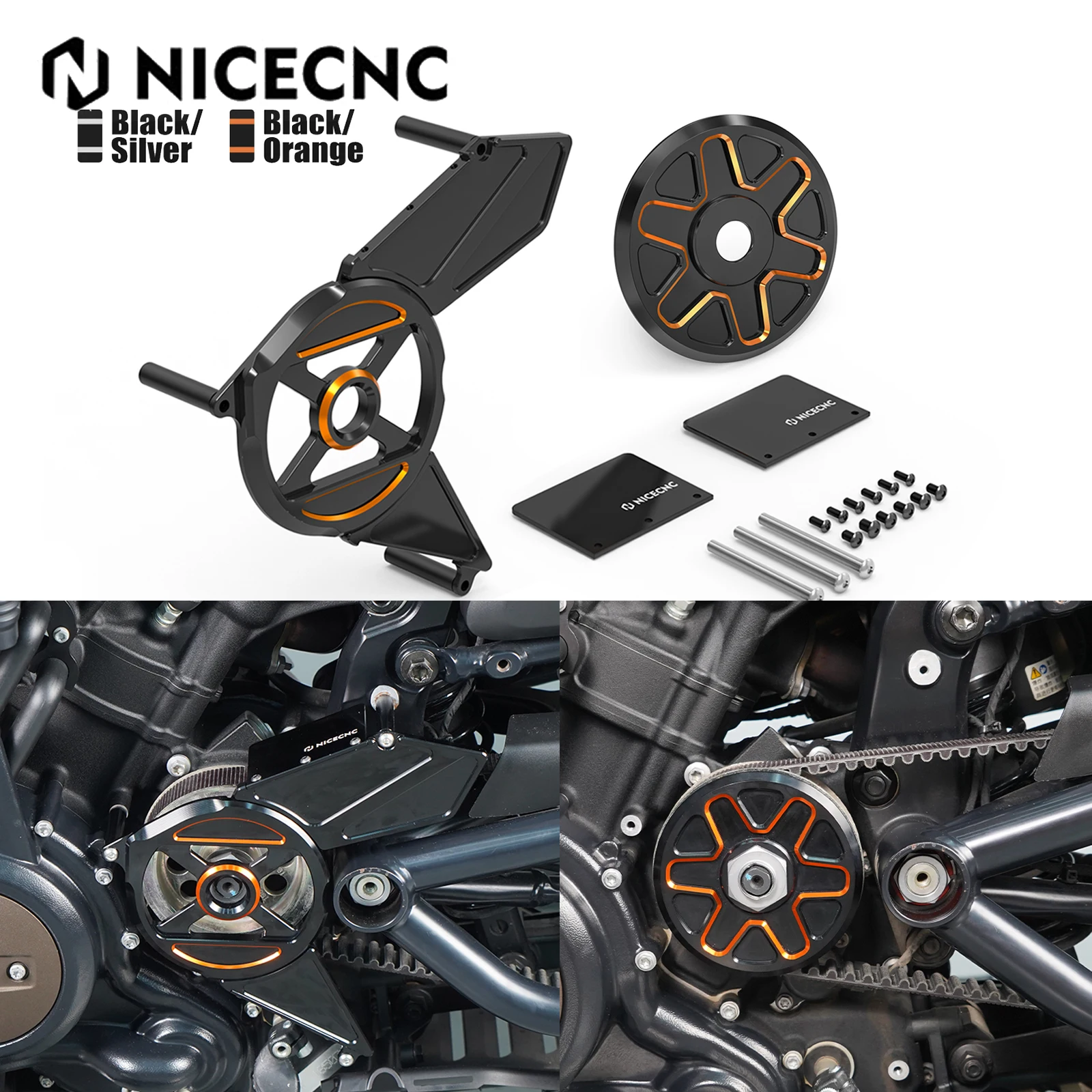 Transmission Sprocket Cover Pulley Cover For Harley Sportster S RH1250S 2021-2024 Nightster RH975 2022-2024 Special RH975S 23-24