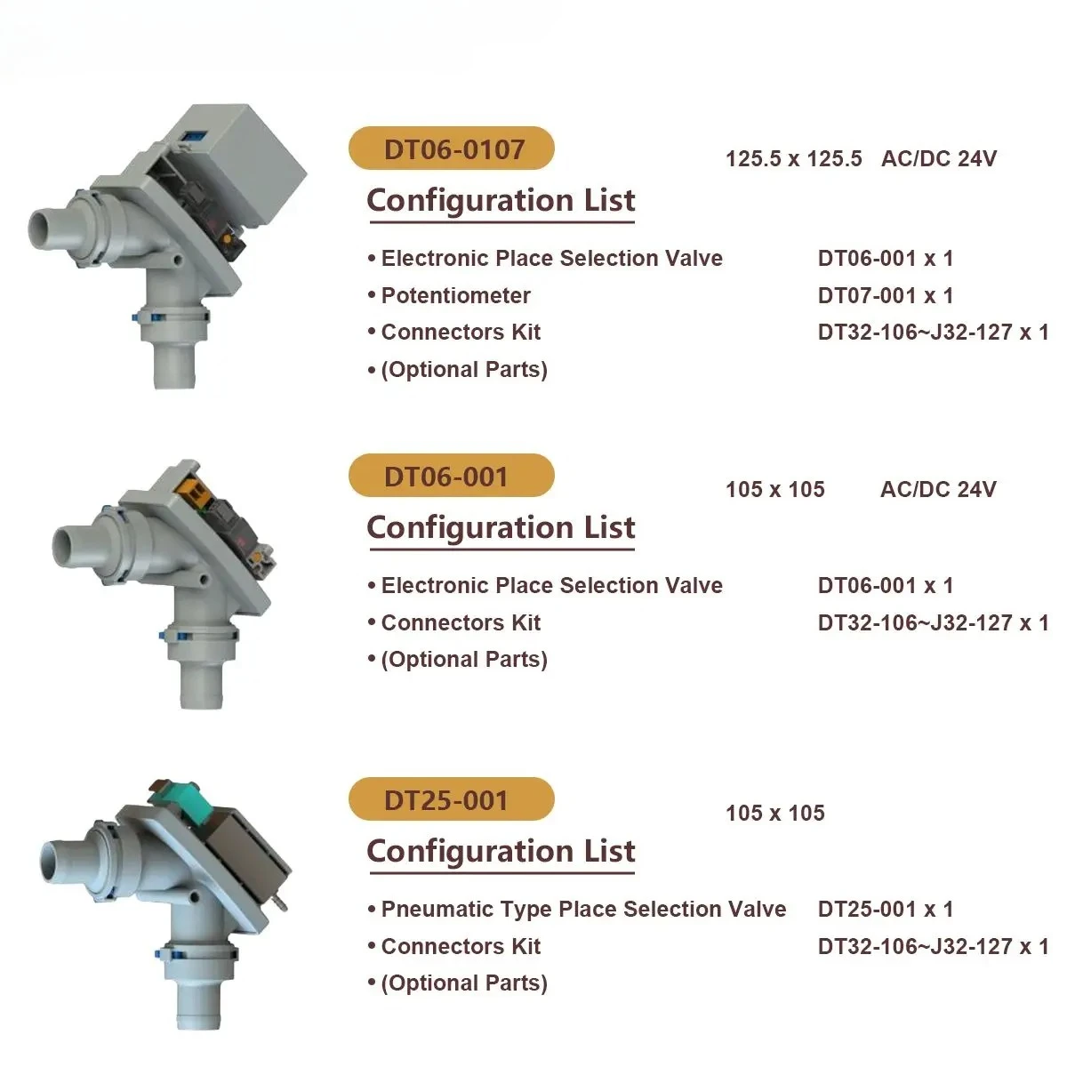 Válvula Selector de Control eléctrico de diafragma de posición de válvula de selección de lugar de laboratorio J sin caja de Control herramienta de selección eléctrica de laboratorio