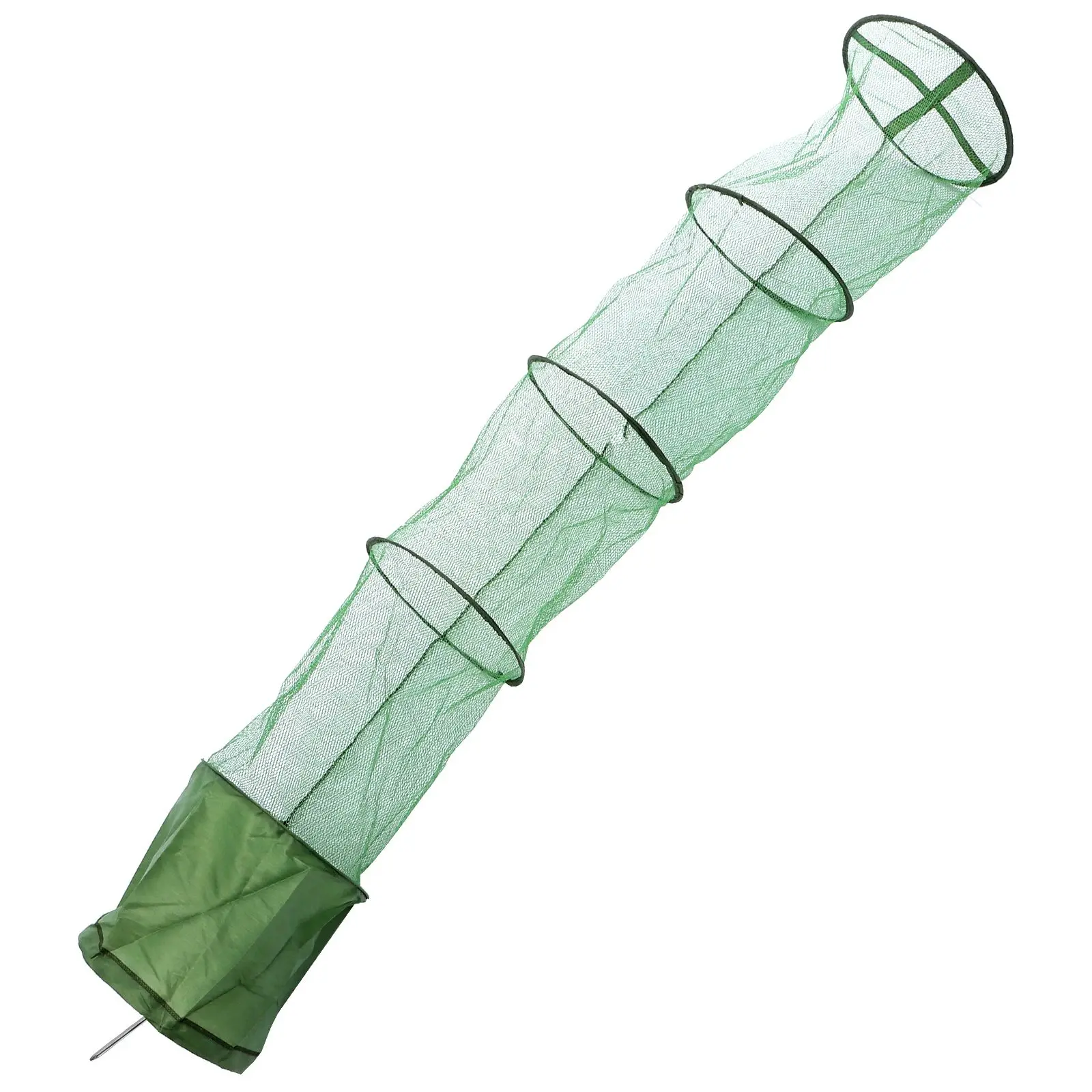 

Foldable Anti-fishing Net Auto-foldable Strengthened Trap Rubberized Mesh Minnow Traps for Carp Landing