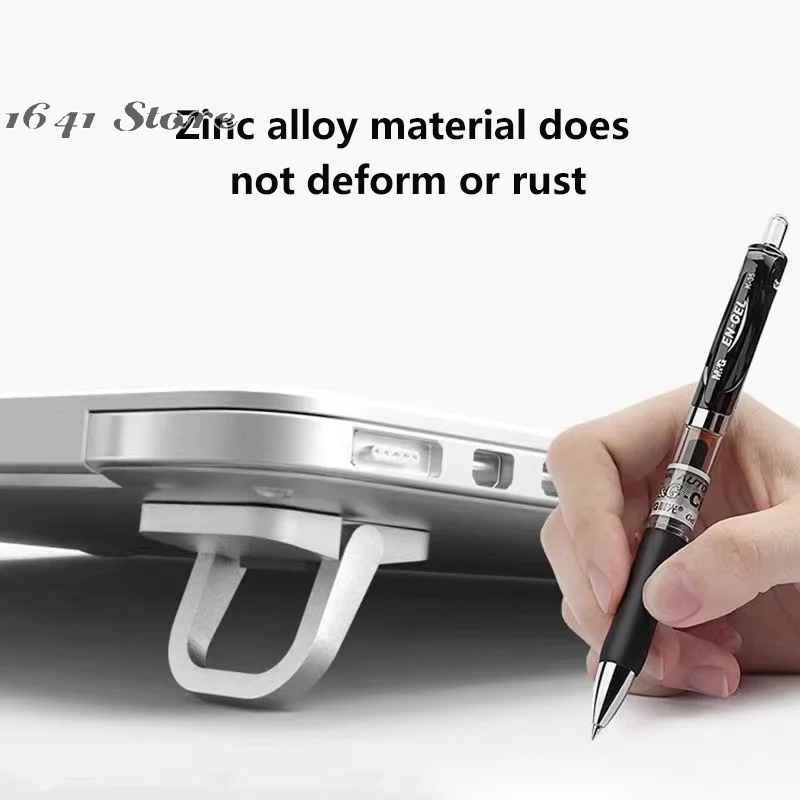 

2pcs Foldable Laptop Stand Portable Notebook Support Holder Adjustable Riser Feet Invisible Bracket Universal for Laptops Tablet