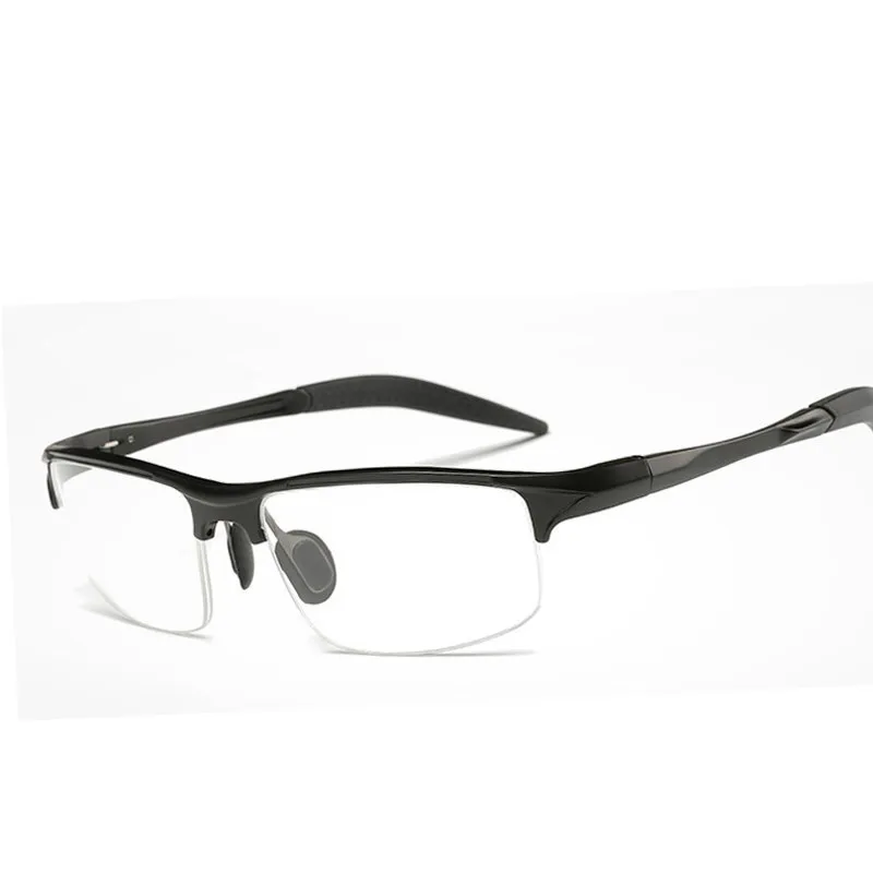 Aluminum Men Eyeglasses Fashion Myopia Optical Computer Glasses Frame Brand Design Plain Eye glasses retro de grau femininos