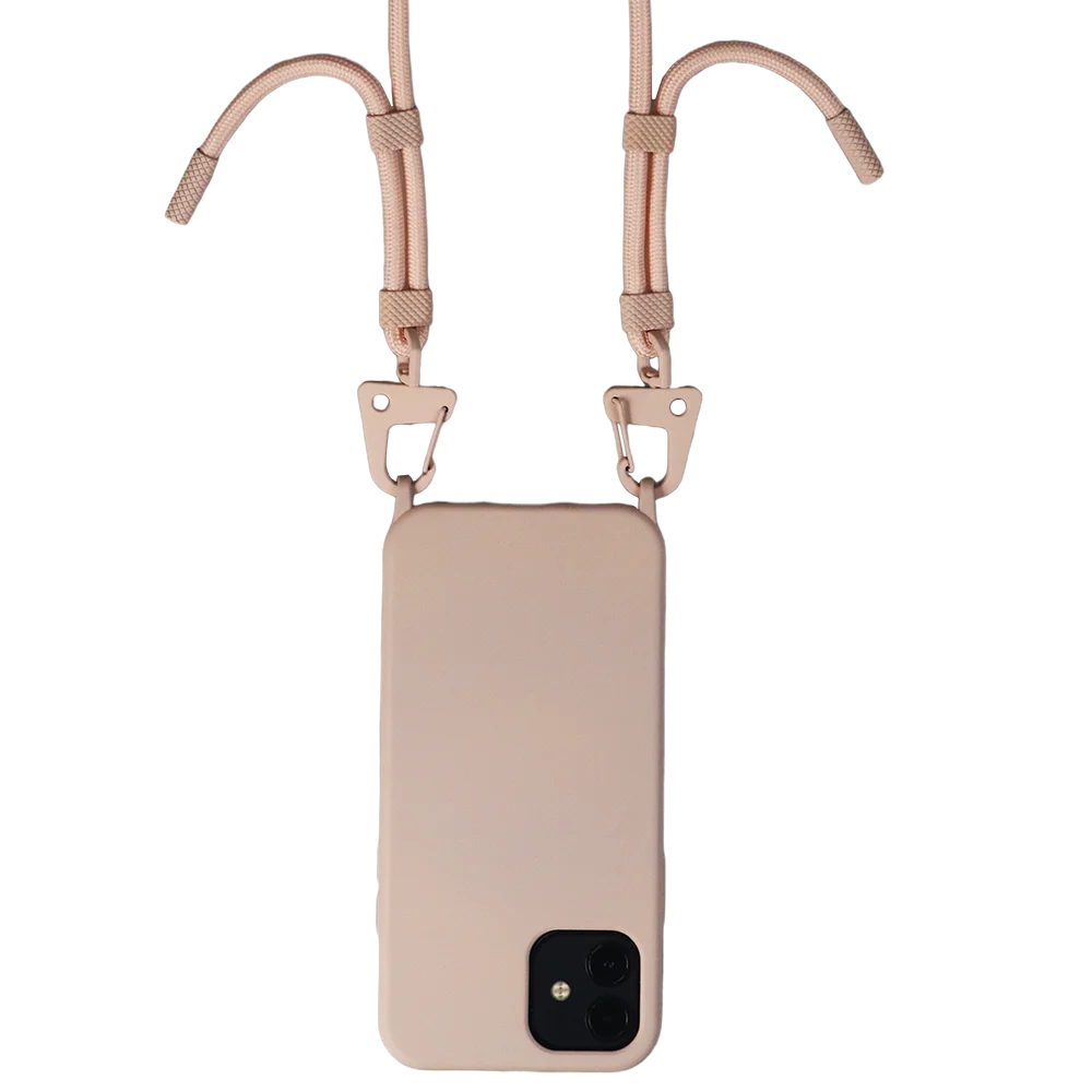 Original Strap Cord Chain Phone Case For iPhone 15 Pro 14 Plus 13 Pro XS X XR X 7 8 Plus Carry Necklace Lanyard XouXou Cover