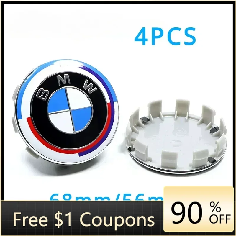 

Аксессуары для BMW 2025 4X: Эмблемы BMW к 50-летию, колпачки ступиц 56 мм и 68 мм, колпачки для дисков BMW