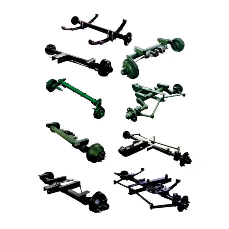 5 Holes 1000kg Load Capacity Square Axle Beam Half Axle Torque Axle For Trailers Made In China