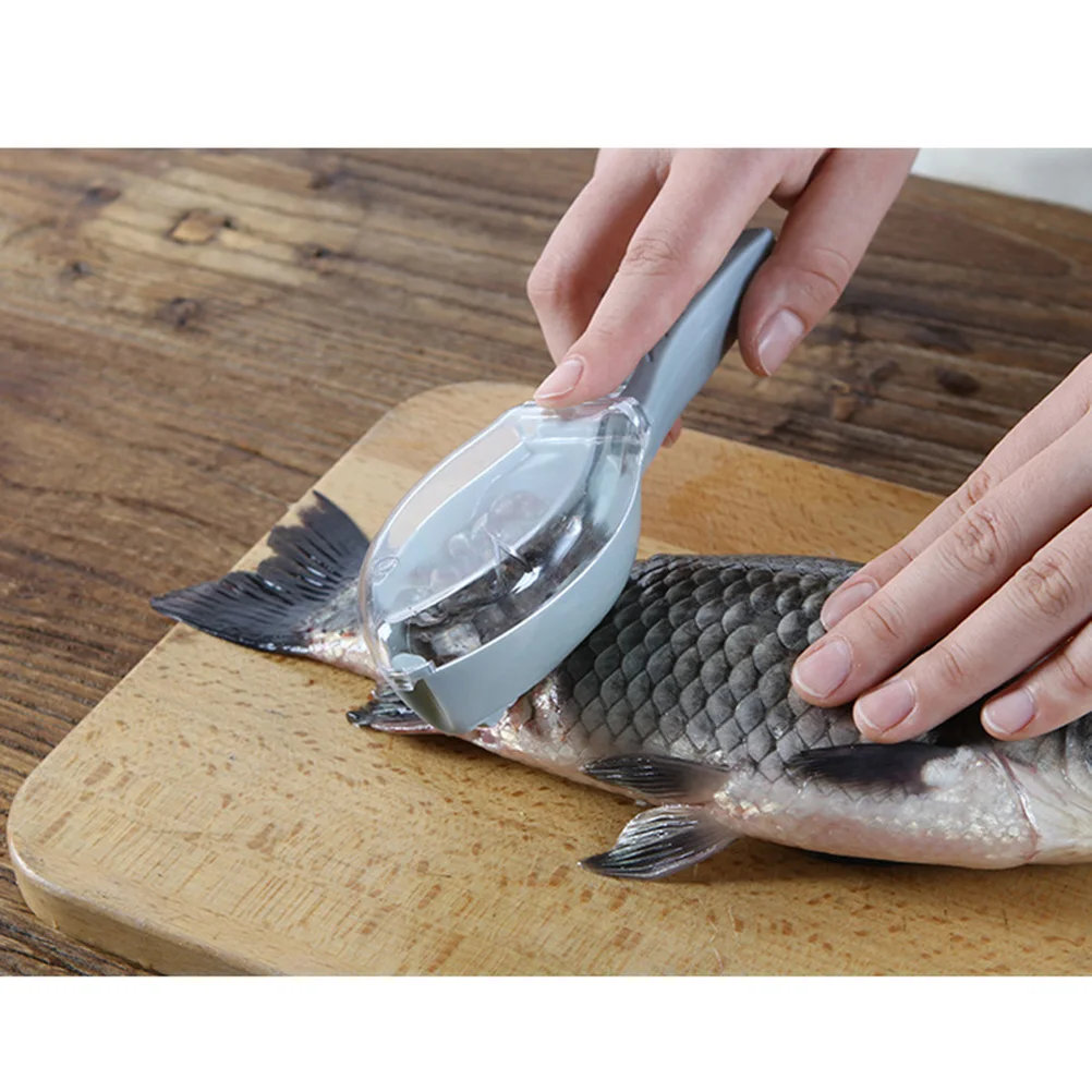 

Blue Fish Scale Scraper Manual Tool Home Kitchen Seafood Cleaning Planing Wall-Mountable Abs As Material Serrated Edge Easy
