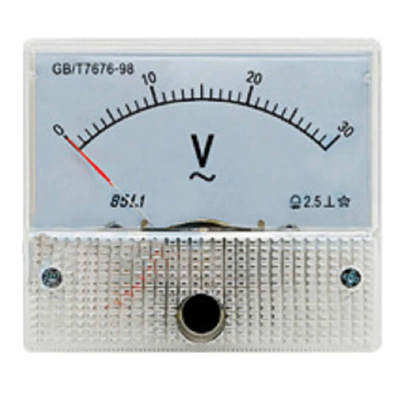 1pcs 85L1-V Pointer AC Voltmeter Analog Voltmeter Pointer Panel Meter Voltage Meter 50/60Hz AC Voltmeter 5V-600V