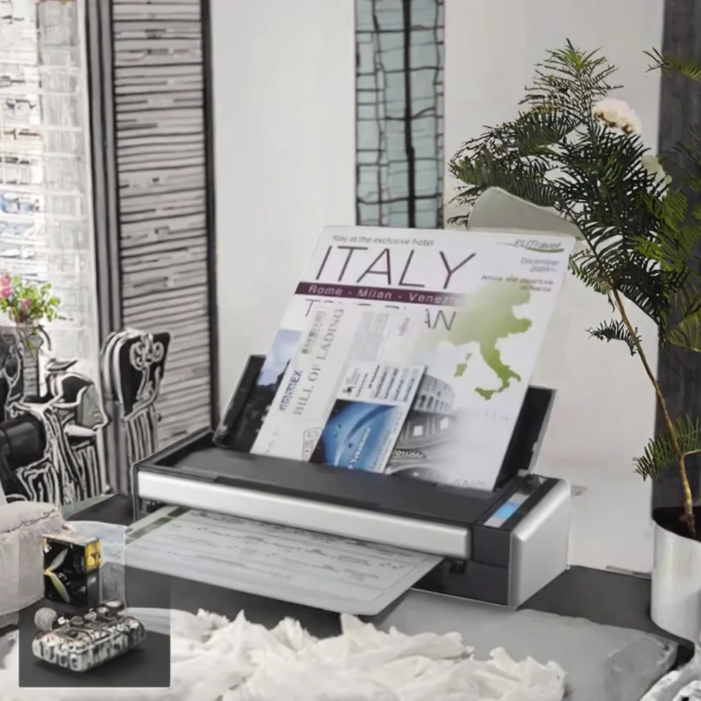 CIS Flatbed Document Scanner with WIFI USB Interface Office Use in Stock