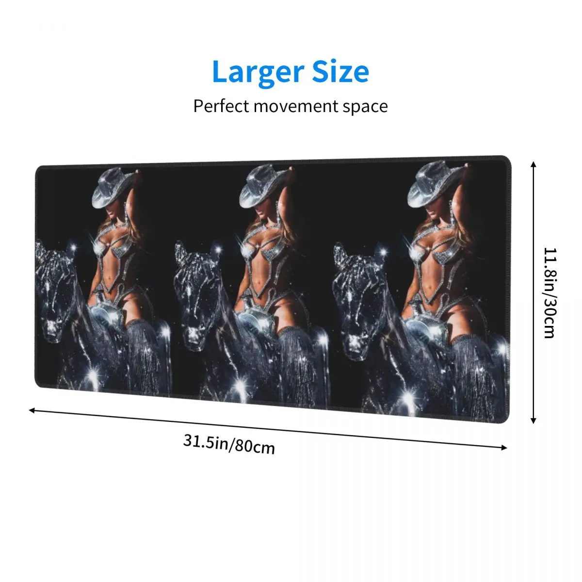 Large Mouse Pad Singer Beyonce Renaissance Tour Gamer PC Laptop Mats Keyboard Carpet Computer Gaming Office Accessories Desk Mat