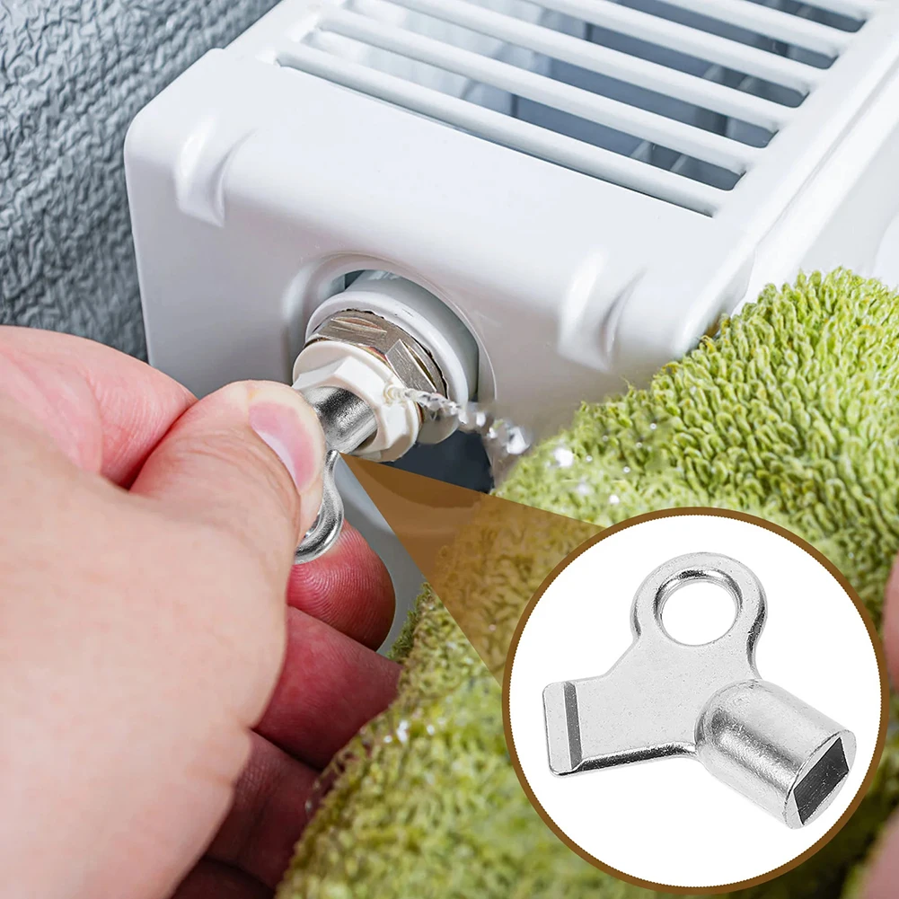 For Plumbing Tasks Air Vent Keys Radiator Keys Easy Radiator Access 2.20X2.20X0.90cm Radiator Bleed Keys Set Hvac System