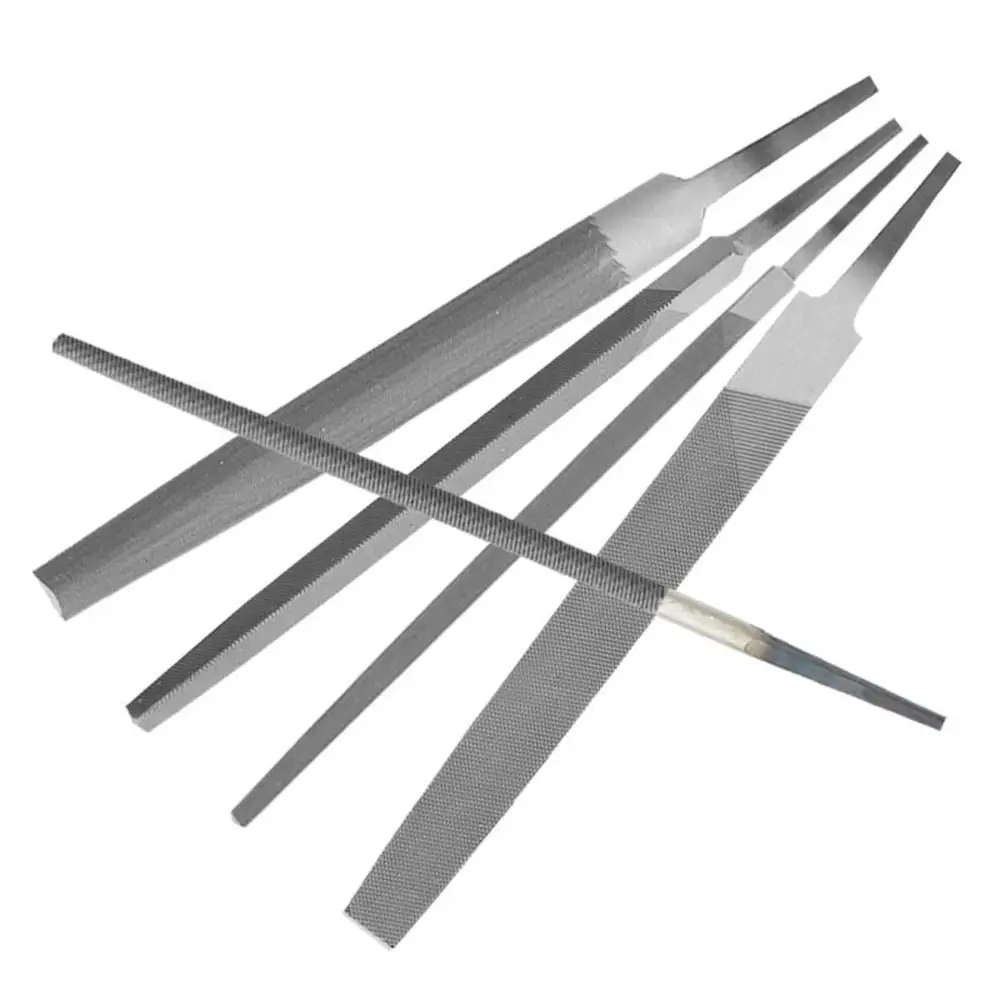 Durable Steel Steel Files Flat/Semicircle/Triangle/Circle/Square 6/8 Inch Saw File Grinding Middle Tooth Sharpener Metal