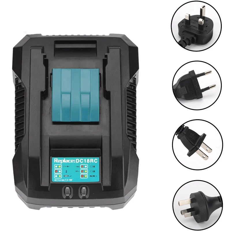 New MT Single Charger Rapid Charger for Makita 18V 14.4V BL1860 BL1840 BL1830 BL1820 BL1440 DC18RC Backup Lithium Converter