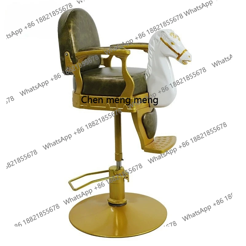 X New simple, retro, haircut, hairdressing chair, haircut chair