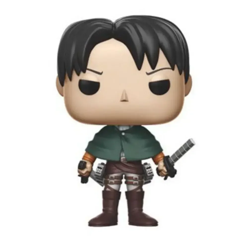 Hete Nieuwe Aankomst Animatie Aanval Op Titan Levi Mikasa Eren 1169 # Action Speelgoedfiguren Vinyl Figuur Verzamelbare Model Speelgoed