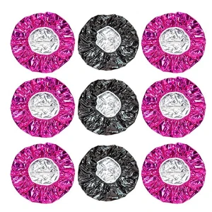3/6 buah Topi Mandi Mawar Insulasi Panas Topi Insulasi Aluminium Foil Topi Mandi Elastis untuk Alat Perm Rambut Wanita Toko Tukang Cukur 10 topi panas penjualan terbaik untuk rambut - №