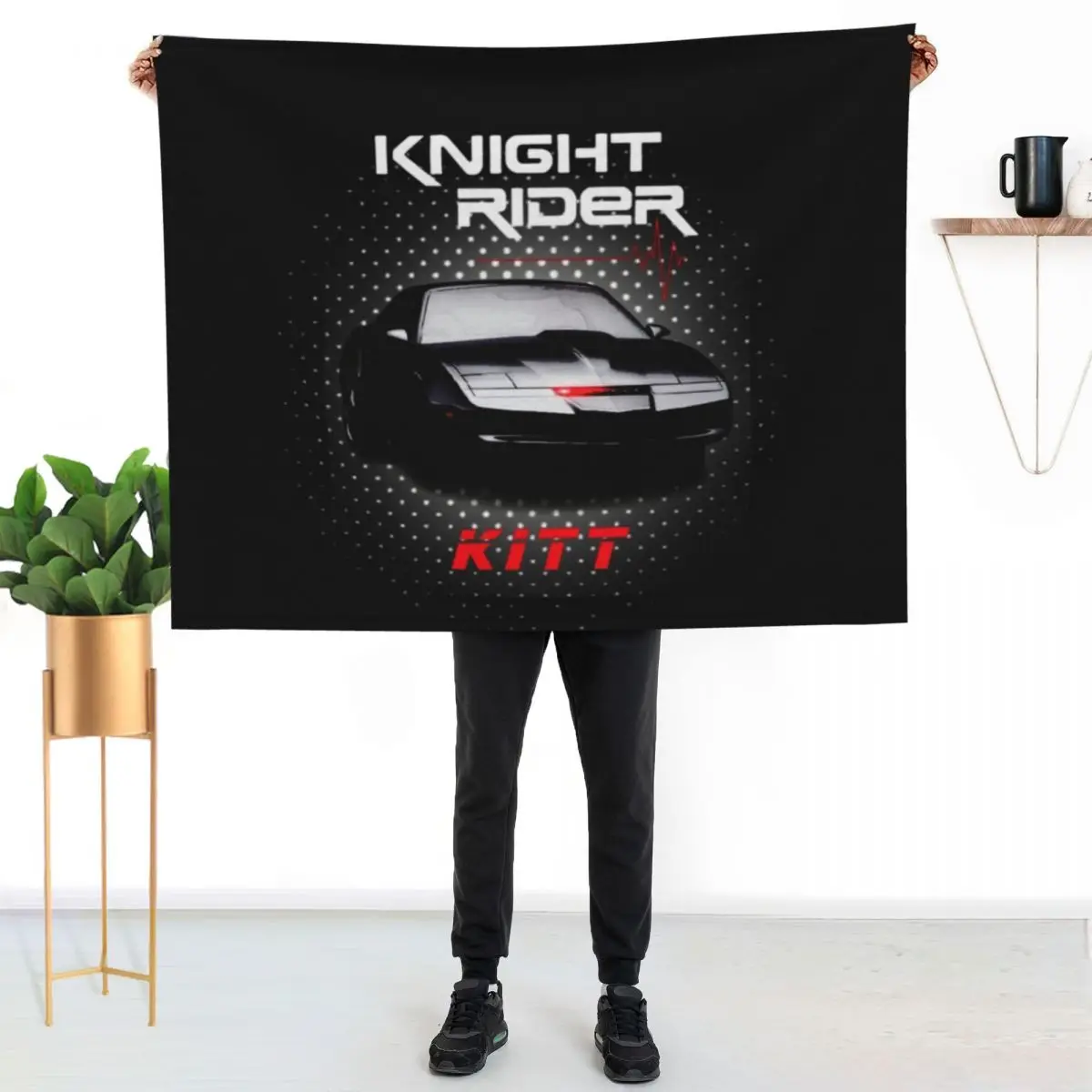 K2000, knightrider Throw Blanket Bed Fashionable Thins Luxury Designer Comforter Blankets For Sofas For Baby Blankets
