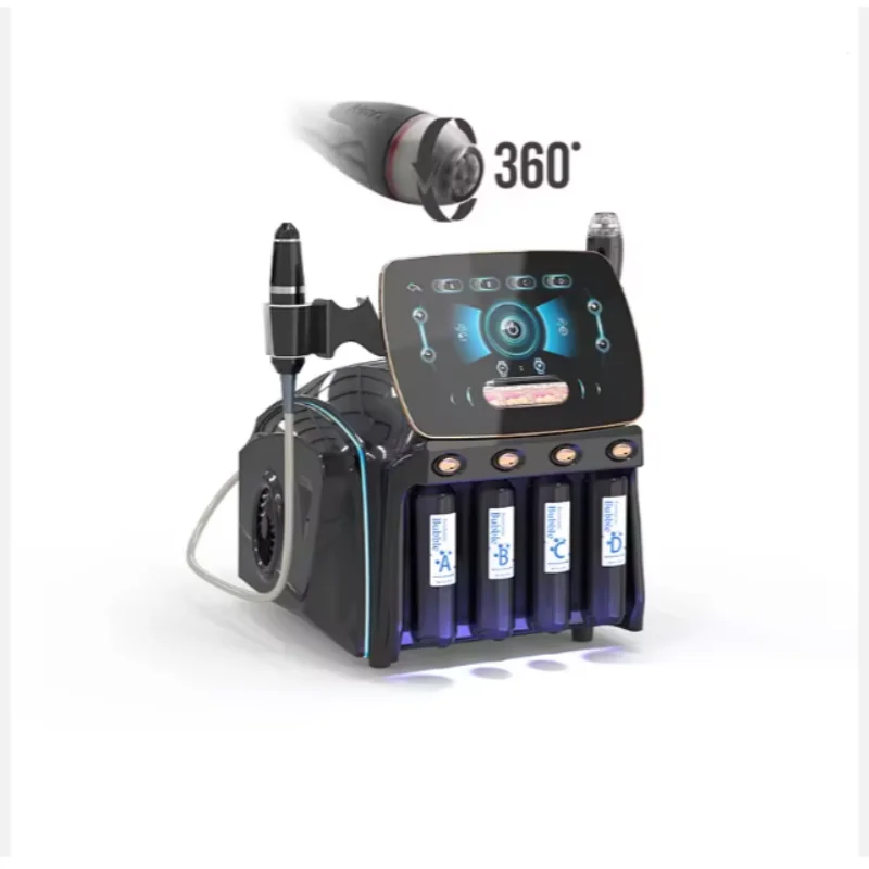 2025 Newest Dermabrasion 2in1 Facial Diamond Skin Aqua Peel Face Peeling Microdermabrasion Facial Machine Skin Cleaning Device