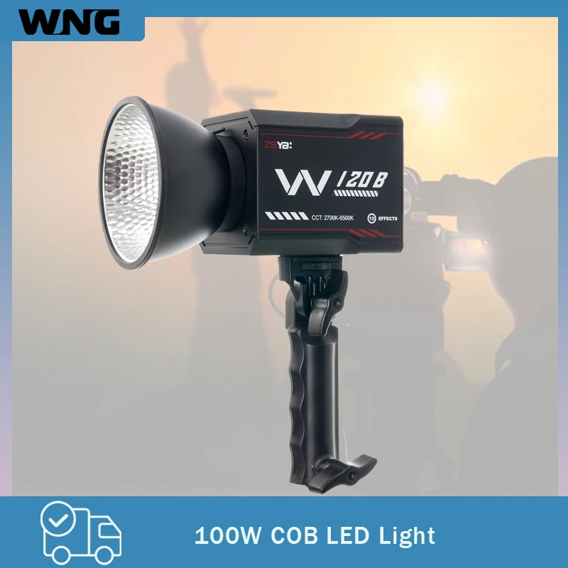 

Портативный светодиодный заполняющий светильник ZSYB 100 Вт, CCT 2700K-6500K, для фотосъемки, Tiktok, прямая трансляция