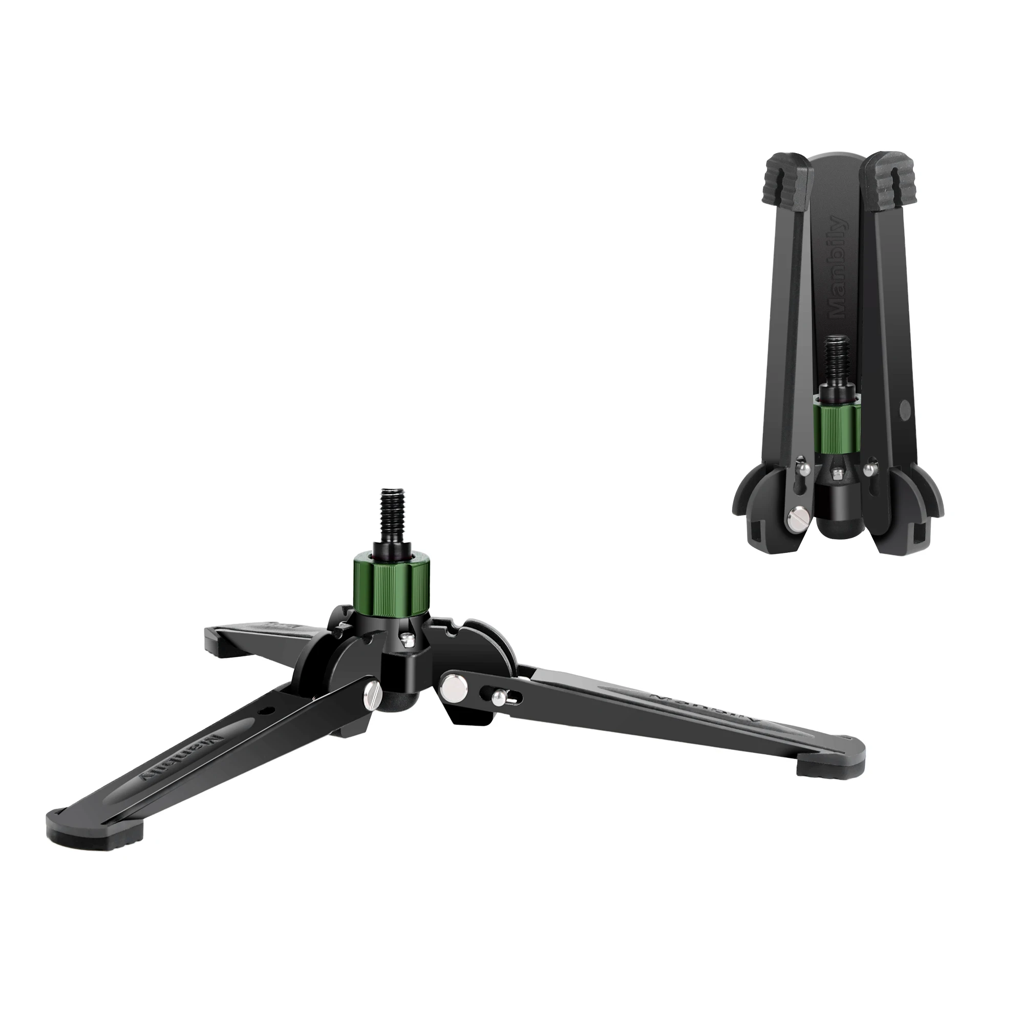 

Manbily M2 Green Tripod Base Aluminum 3/8" Screw Desktop Bracket Monopod Stand Adapter Hydraulic Photography For Camera Phone