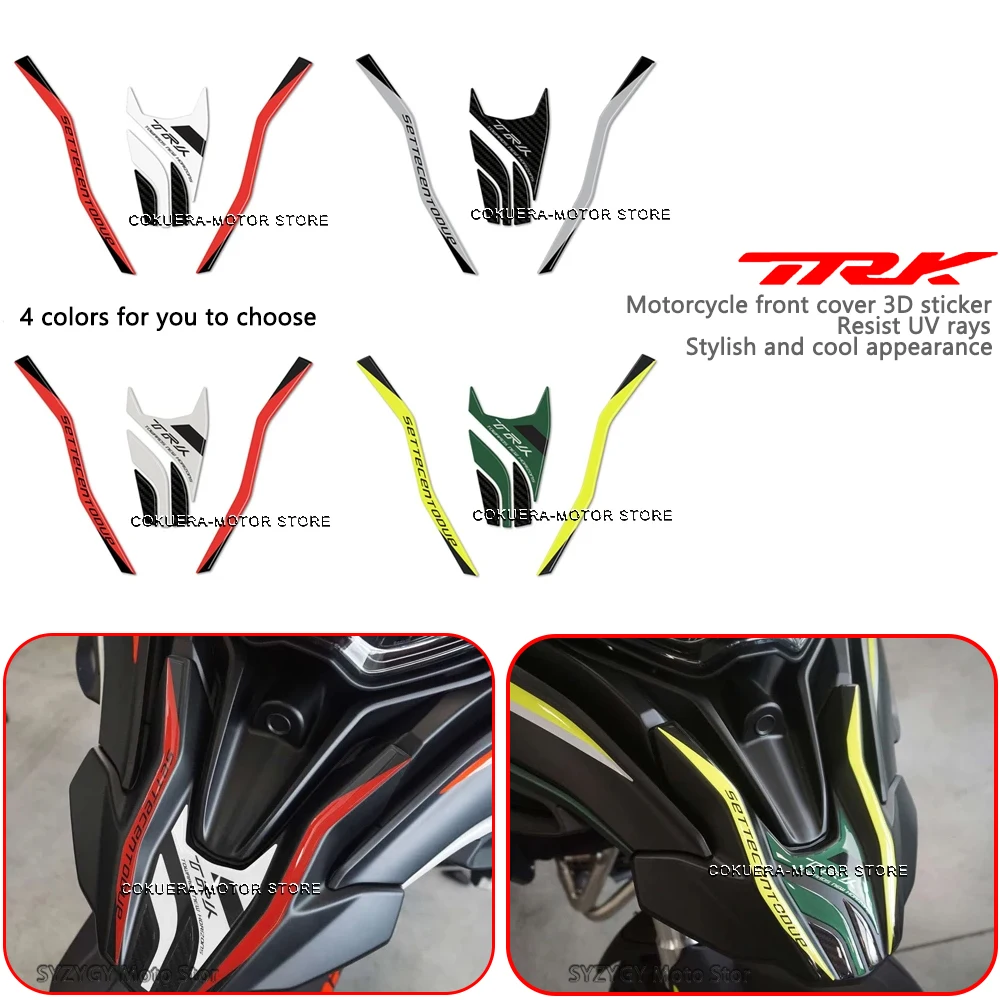 

3D Gel Epoxy Sticker Kit 3D Motorcycle front end Protection Sticker For Benelli TRK 702 TRK 702X 2023-2023 TRK702X Sticker