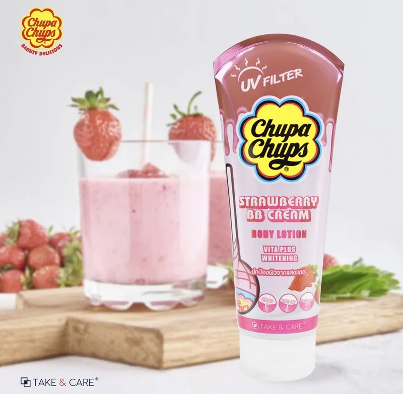 ChupaChups Body Lotion with SPF & Tone-Up Effect, Sun Protection & Moisturizing, Lightweight Coverage