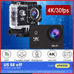 Action Camera Q1 Ultra HD 4 k30fps 16.0MP wi-fi 2.0 