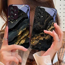 Dark Gilded Black For Samsung Galaxy S10 4G S20 11E 30 S21 21Fe 22 S24 Pro S23 Ultra 5G S8 S9 Tempered Glass Phone Case