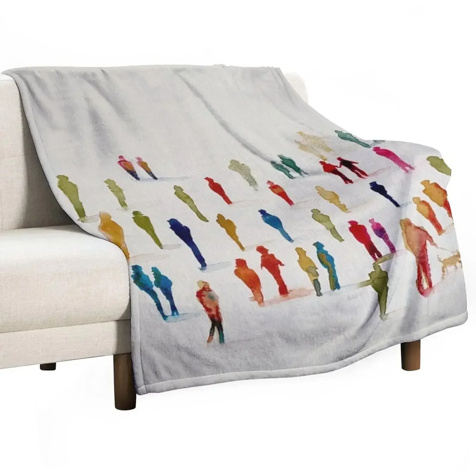 Peaceful people Throw Blanket Thin Baby Decorative Beds Soft For Sofa Thin Luxury Designer Blankets