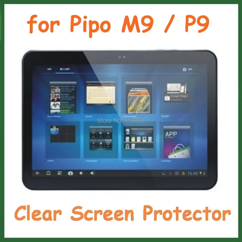 5pcs Clear Screen Protector Protective Film for Pipo P9  M9 3G  M9 pro 3G Tablet PC 10.1 inch No Retail Package Size 244x169mm image 2