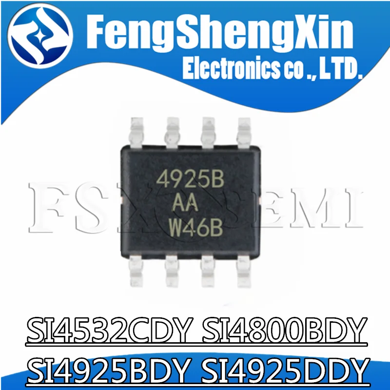 10pcs/lot  SI4532CDY SI4800BDY SI4925BDY SI4925DDY 4532C 4800B 4925B 4925D SOP8 MOSFET