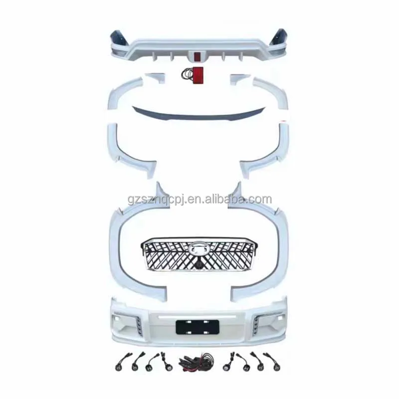

Body Kit for toyota Land Cruiser LC300 2021 Bumper Modification Grille Lip Rear Diffuser Automotive Exterior Car Accessories