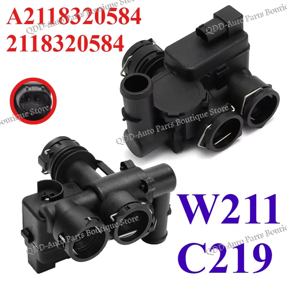 

A2118320584 2118320584 For Mercedes Benz W211 C219 E320 E350 E500 E550 E55 E63 E320 Coolant Heater Control Solenoid Water Valve