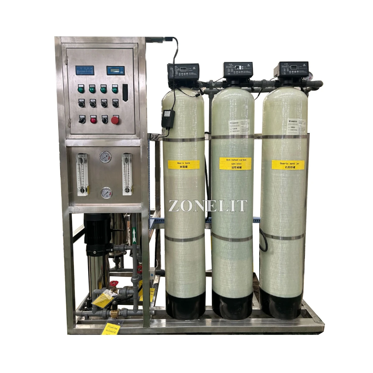 Filtro Ro Purificación Sistema de filtro de agua por ósmosis inversa Máquina de tratamiento de agua Equipo Sistema Planta