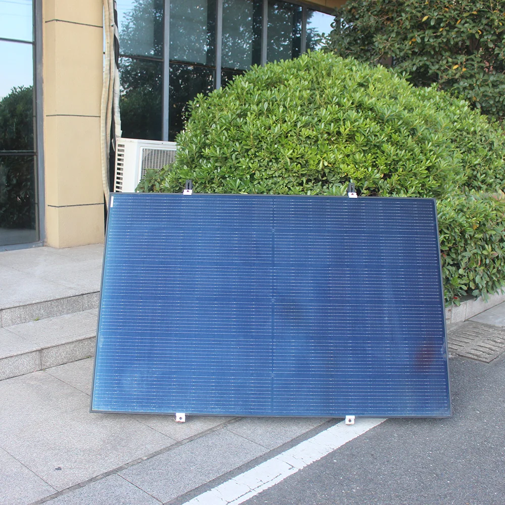 Balcony Floor Mount Monocrystalline Solar Panel Kit MPPT Pre-installed Bracket Household Micro Inverter Plug and Play