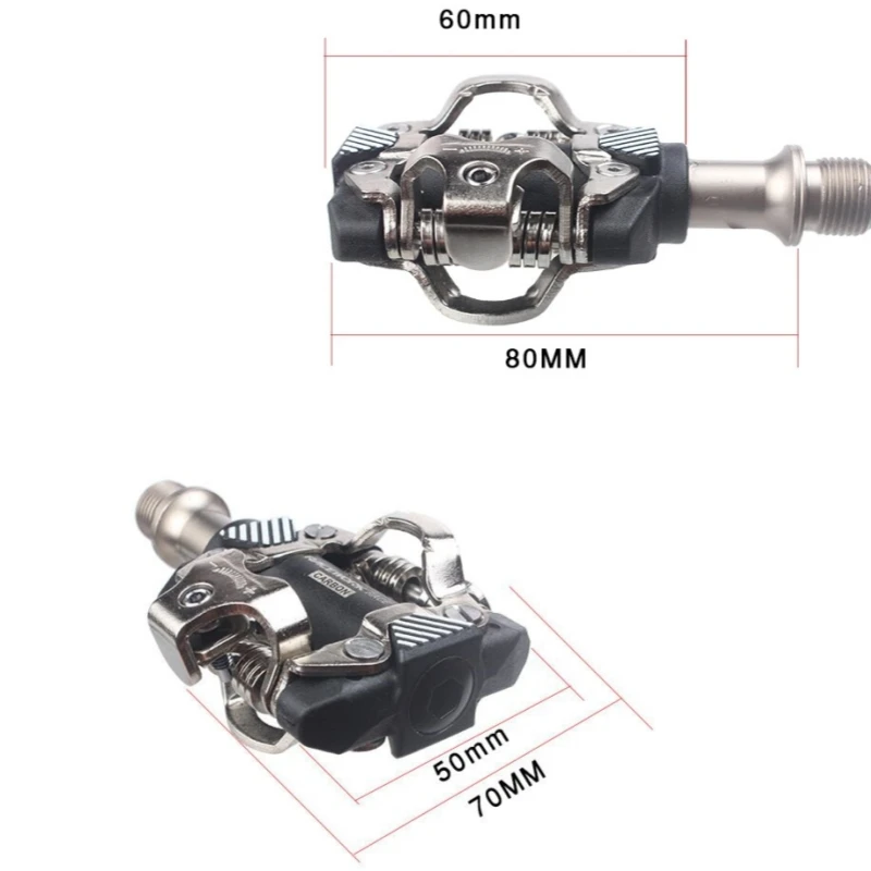 CNC MTB Pedal Bike Accessories Bicycle Self-Locking  SPD Pedals Mountain Bike Cleats Bearing Footrest Cycling Parts