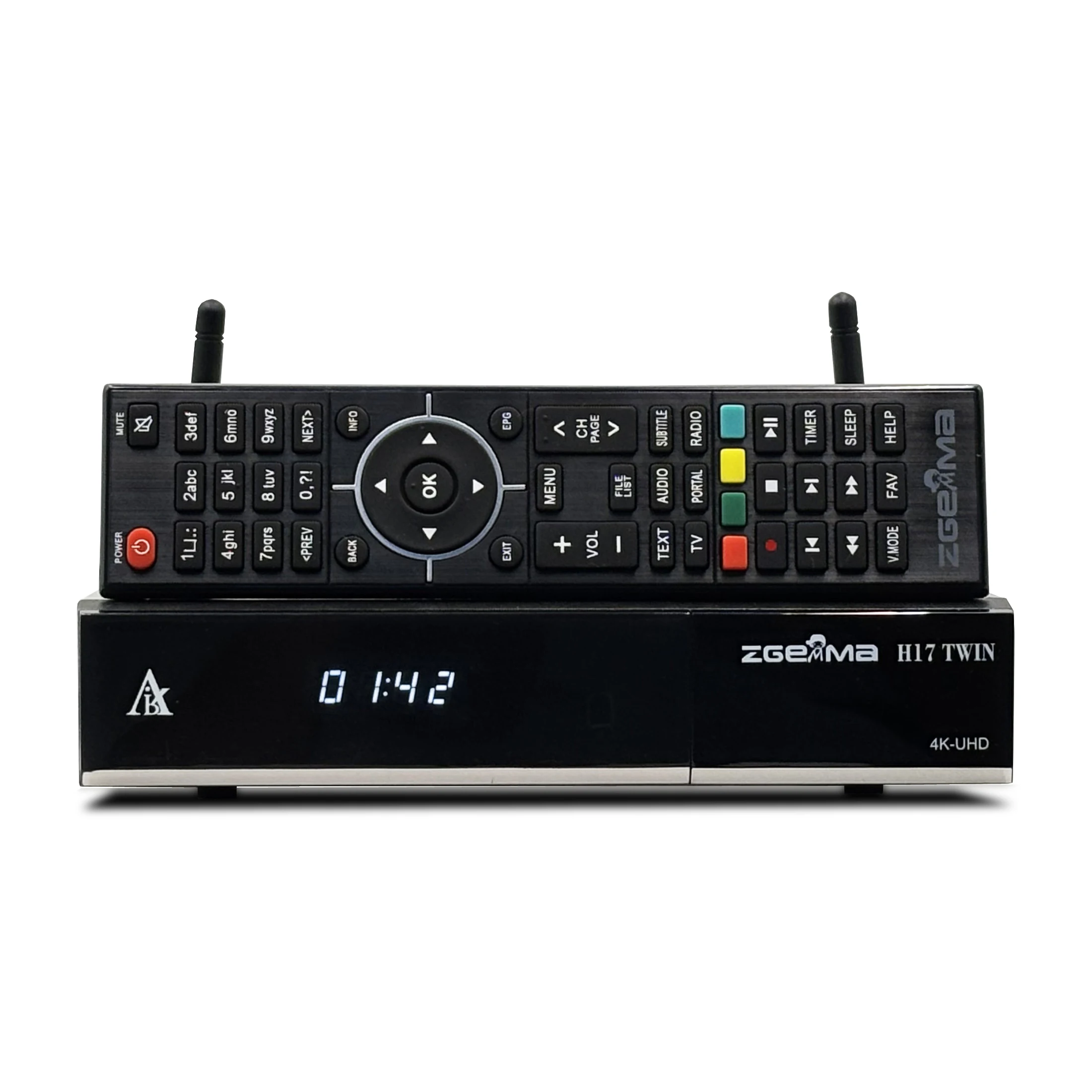 [Genuine]2026 Newest Zgemma H17 TWIN Dual-mode Satellite TV Receiver Enigma2 Linux DVB-S2/S2X+DVB-S2/SX 32GB 4K UHD-2160P PK H7S