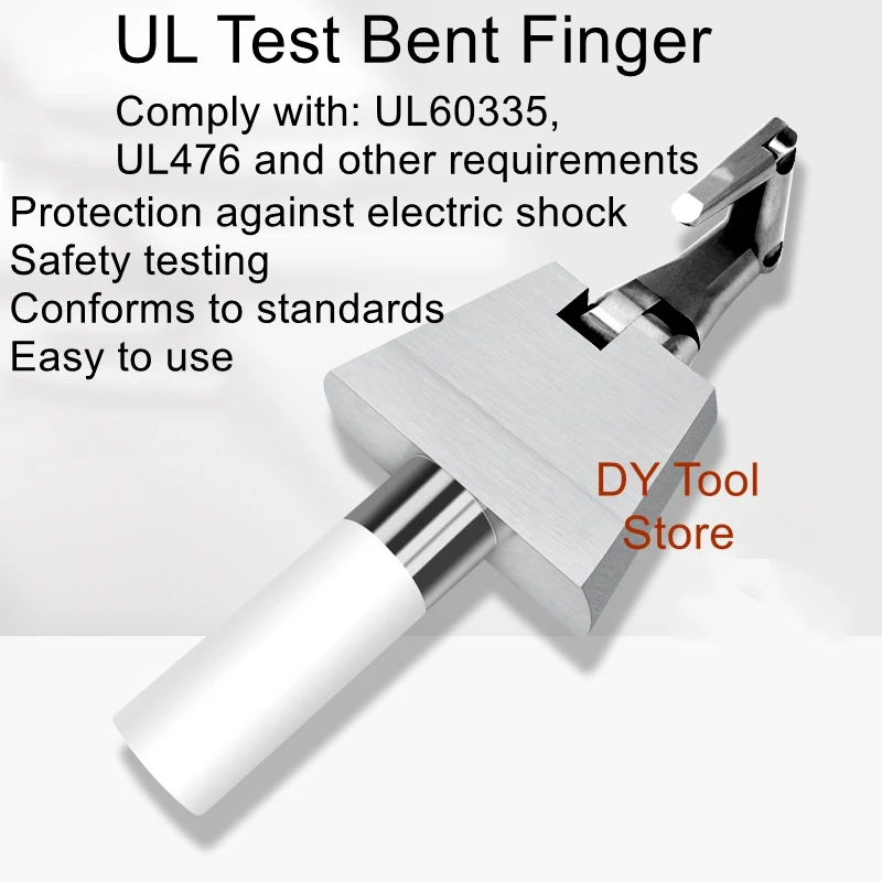 dedo reto teste de dobradica ptfe ul teste bend regulamento de seguranca sa100 ul60335 476 1026 1278 01