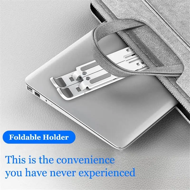 Laptop Stand For MacBook Pro Air Foldable Tablet Bracket Laptop Holder Support Computer Accessories Foldable Lap Top Base For Pc