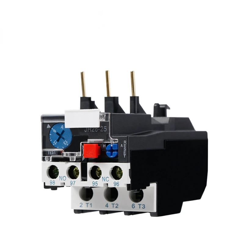 JR28-25 Thermal Overload Relay Adjustable Relaying With Over Current Protection Used For AC Contractor CJX2-12/18 Series