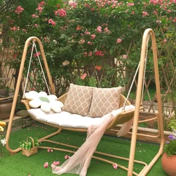 Outdoor swing courtyard rocking chair double hammock garden Internet celebrity swing chair