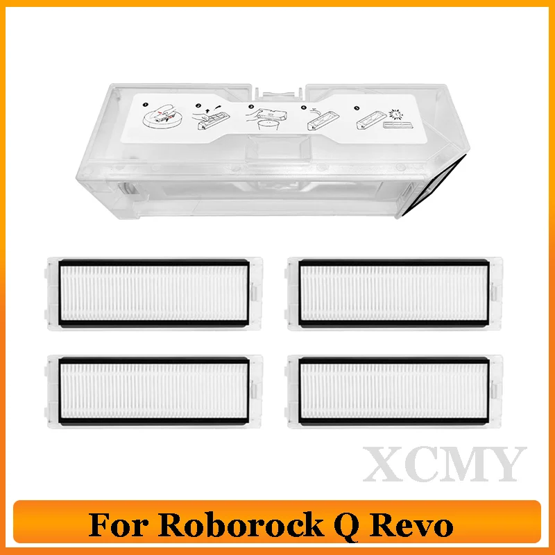 Dust Box For Roborock Q Revo / Roborock P10 A7400RR Replacement Spare Parts HEPA Filter Accessories