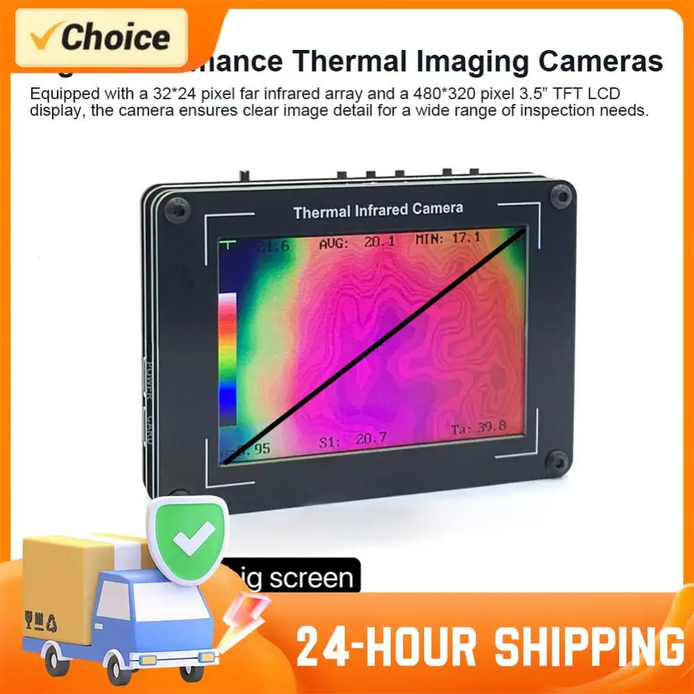 

Handheld Infrared Thermal Imager 3.5 Inch Thermal Imaging Camera HD Resolution For Circuit PCB Repair Pipeline Detection Medical